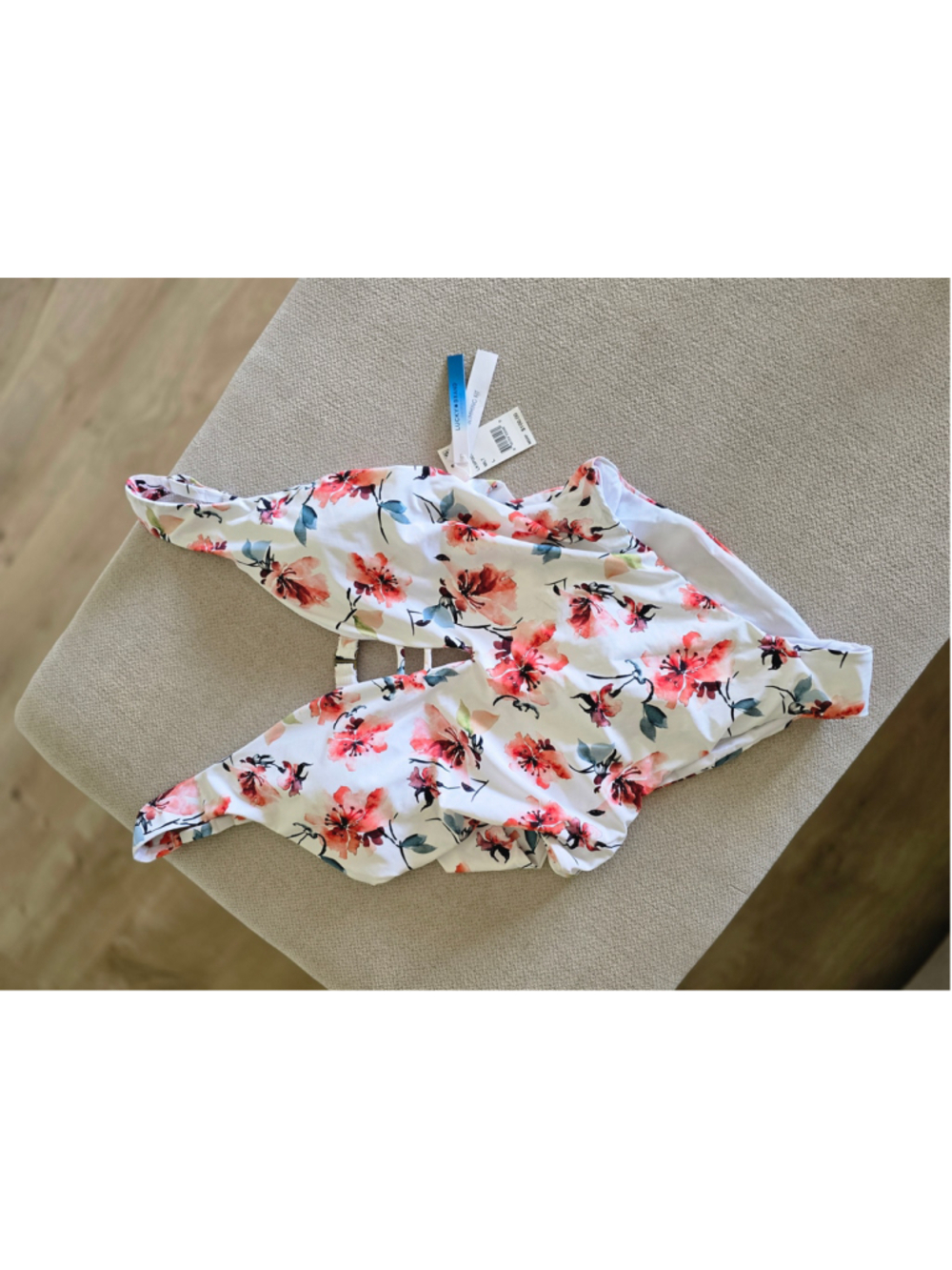 NWT Lucky Brand One Piece Floral Swimsuit Size Large